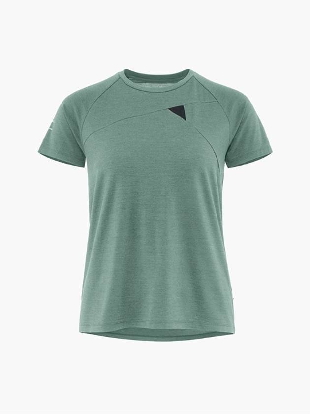 Women's Fafne Short Sleeve T-Shirt Faded Green - KLATTERMUSEN - BALAAN 2