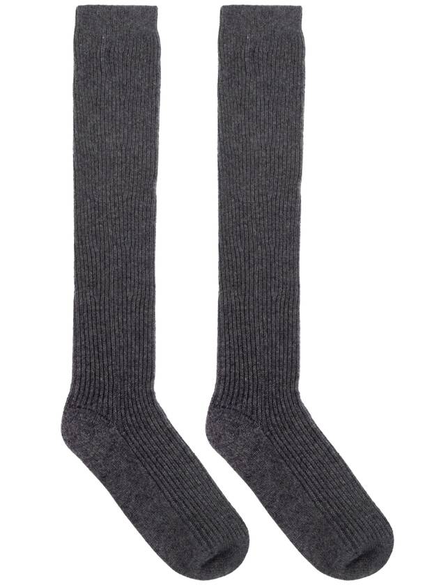 Lisa Yang Socks Zeraphine, Women's, Grey - LISA YANG - BALAAN 4