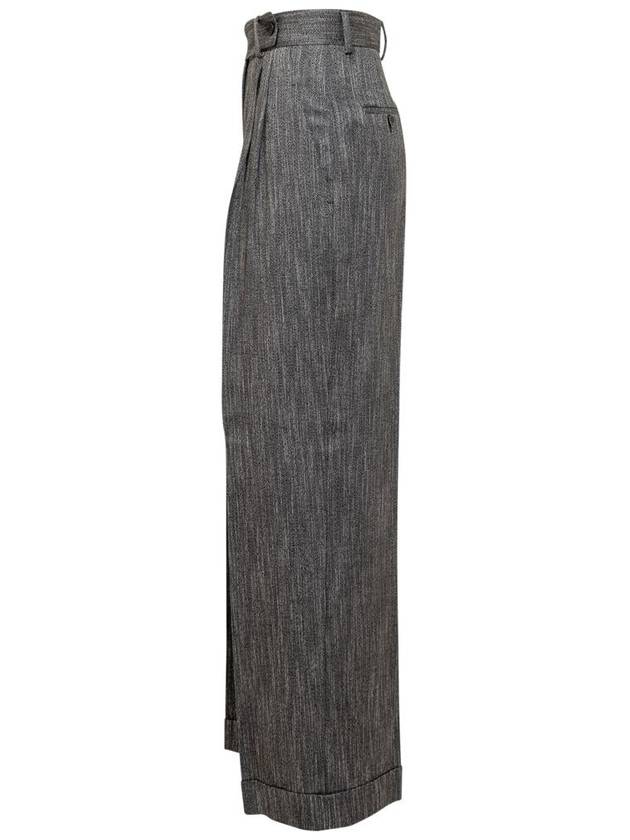 Alberta Ferretti Chevron Pants - ALBERTA FERRETTI - BALAAN 3