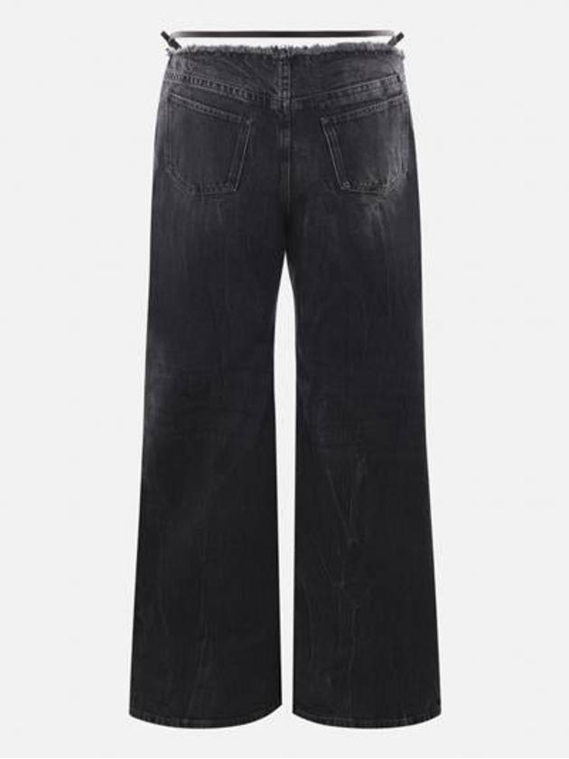 Denim Straight Pants BW513Z5Y3P 001 BLACK - GIVENCHY - BALAAN 3