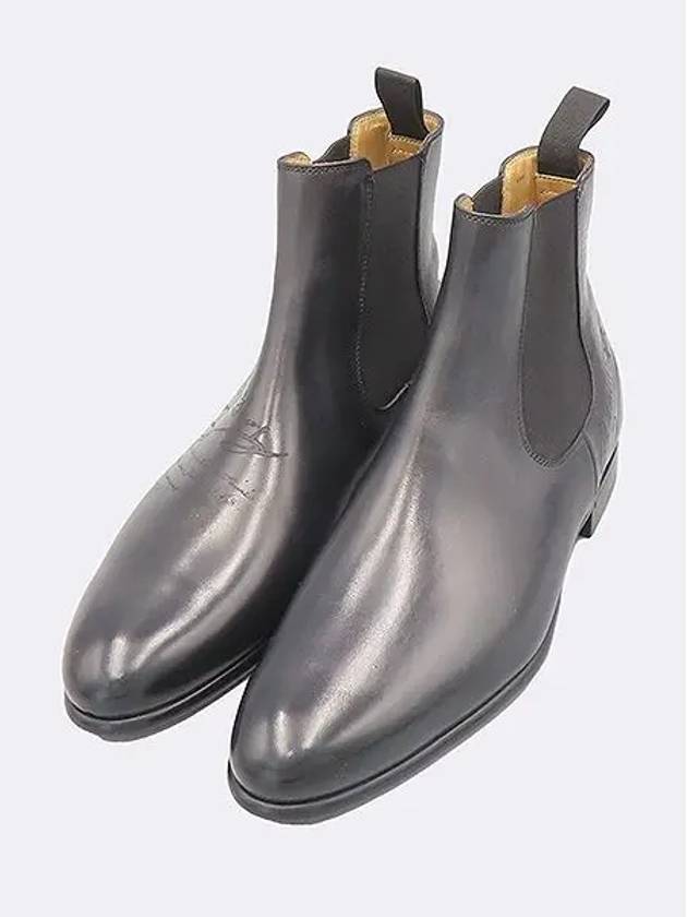 Smith Market Used Luxury Black Boots Men s Shoes - BERLUTI - BALAAN 5