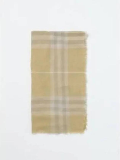 Vintage Check Wool Scarf Beige - BURBERRY - BALAAN 2