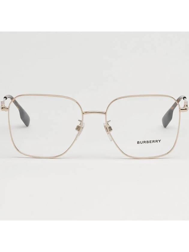 Glasses frame BE1382D 1109 metal square Asian fit gold - BURBERRY - BALAAN 3