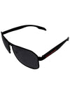 Linea Rossa Sunglasses Black - PRADA - BALAAN 5