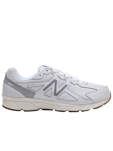 480 V5 Graphic Low Top Sneakers White - NEW BALANCE - BALAAN 1