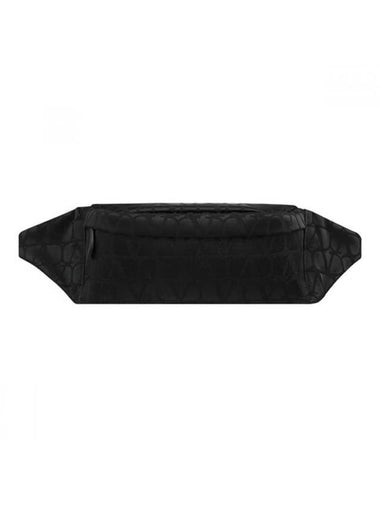 Toile Iconographe Belt Bag Black - VALENTINO - BALAAN 1