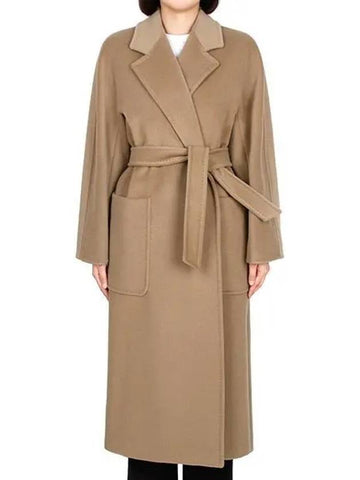 camel LOCRI wool cashmere coat 001 1208963 - MAX MARA - BALAAN 1