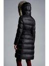 Boedic Fox Fur Women s Long Padding Black - MONCLER - BALAAN 4