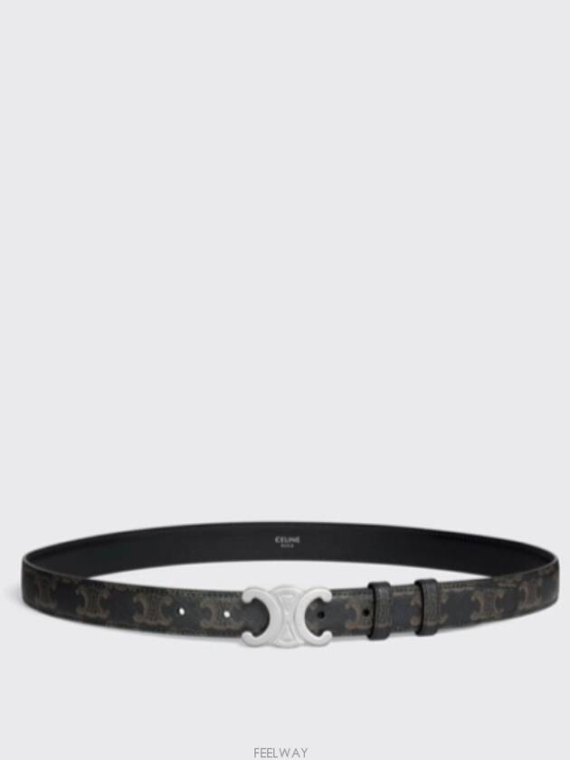 Triomphe Canvas Belt Black - CELINE - BALAAN 2