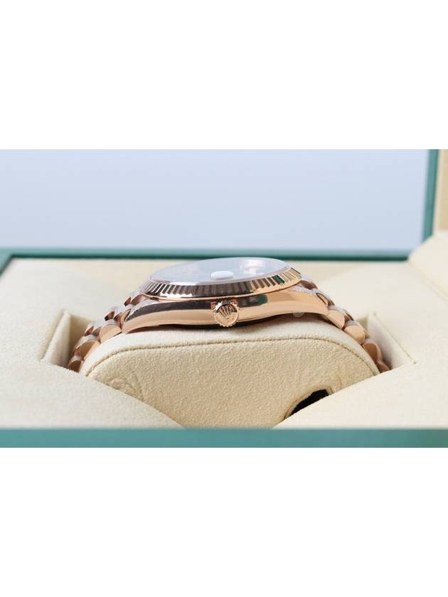 Day Date Olive Green Rose Gold Box 23 Years - ROLEX - BALAAN 7