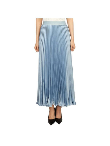 Gavino Long Pleated Skirt Blue - MAX MARA - BALAAN 1