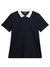 Izara Short Sleeve Polo Shirt Navy - J.LINDEBERG - BALAAN 2