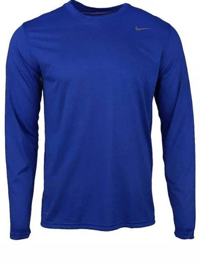 Men's Team Legend Dri Fit Long Sleeve T-Shirt Royal Blue - NIKE - BALAAN 2