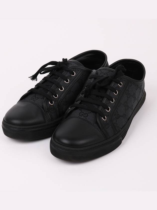 GG pattern black 6 5 low top sneakers 426189 - GUCCI - BALAAN 1