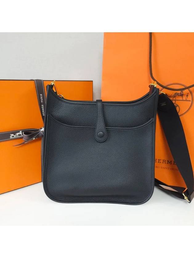 Evelyn TPM Gold Cross Bag Noir - HERMES - BALAAN 3