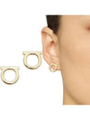 Gancini gold earrings 760119 - SALVATORE FERRAGAMO - BALAAN 1