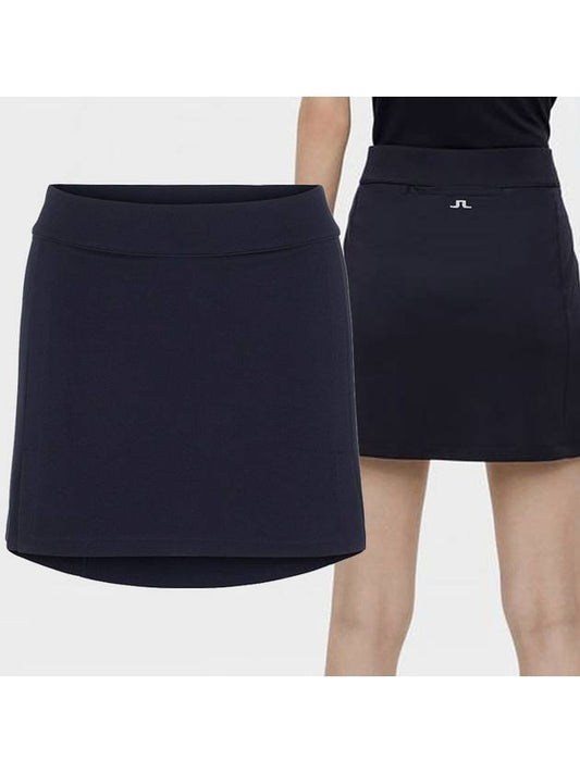 Women's Amelie H Line Skirt Navy - J.LINDEBERG - BALAAN 2