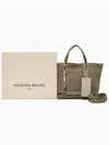 Cabas Mini Tote Bag Khaki - VANESSA BRUNO - BALAAN 4