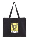 Diane Logo Tote Bag Black - A.P.C. - BALAAN 3