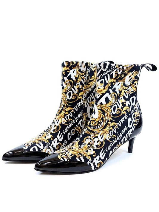 Women's Couture Pumps Ankle Boots Black 73VA3846 ZS377 - VERSACE - BALAAN 2