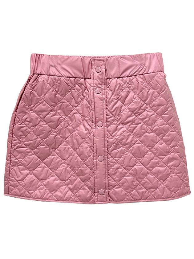 Kids Logo Patch Padded Skirt 8Y 10Y Light Pink 2D00002 788K1 527 - MONCLER - BALAAN 2