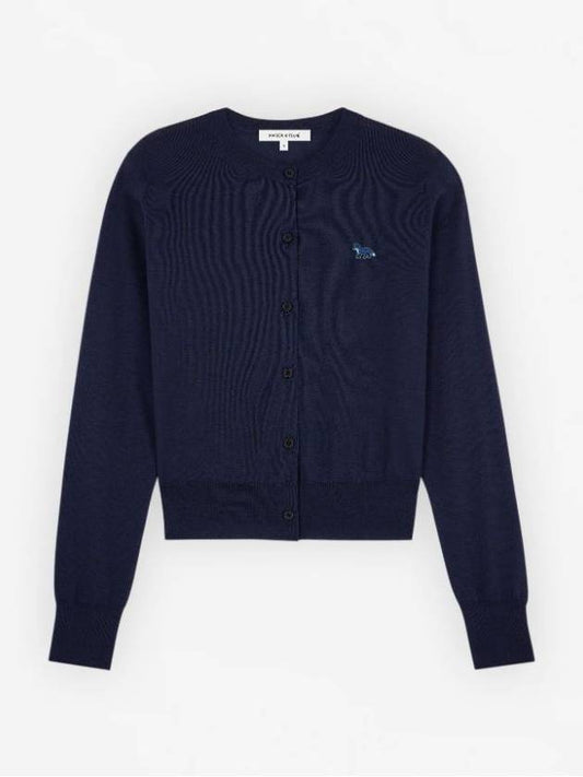 24SS Baby Fox Regular Fit Cardigan Navy - MAISON KITSUNE - BALAAN 1