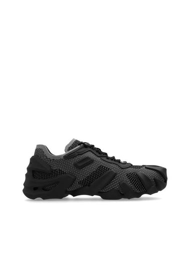 Flex Technical Knit Lace Up Low Top Sneakers Light Graphite - BOTTEGA VENETA - BALAAN 1