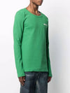 Knit Unisex Mini Logo Ribbed Ribbed Green - SUNNEI - BALAAN 4