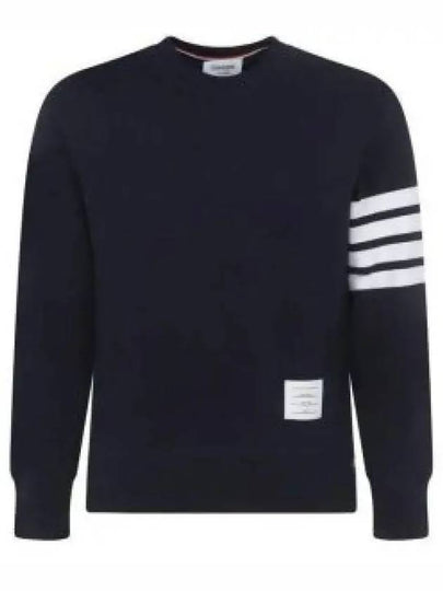 4 Bar Loopback Jersey Sweatshirt Navy - THOM BROWNE - BALAAN 2