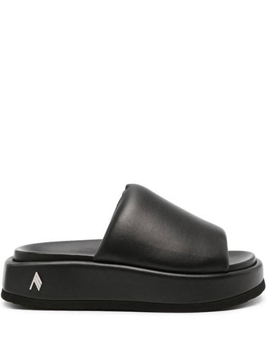 The Attico Mia Platform Leather Slides - THE ATTICO - BALAAN 1