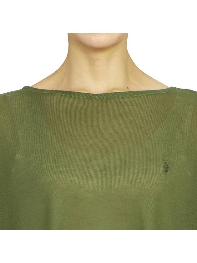 Rita Francesco Women's Long Sleeve TShirt WM113Y GREEN OASIS - ALLSAINTS - BALAAN 6