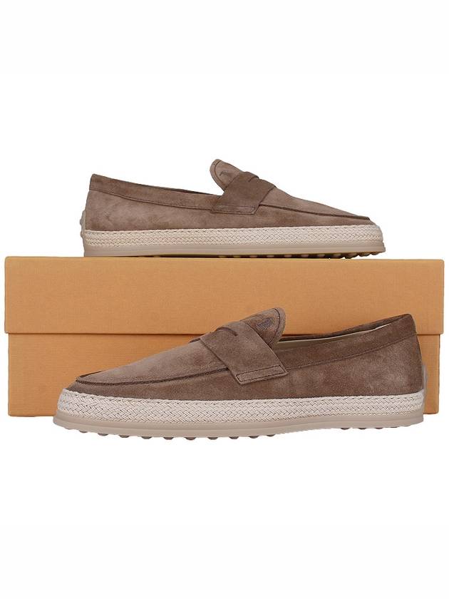 Flat Suede Loafers Brown - TOD'S - BALAAN 11