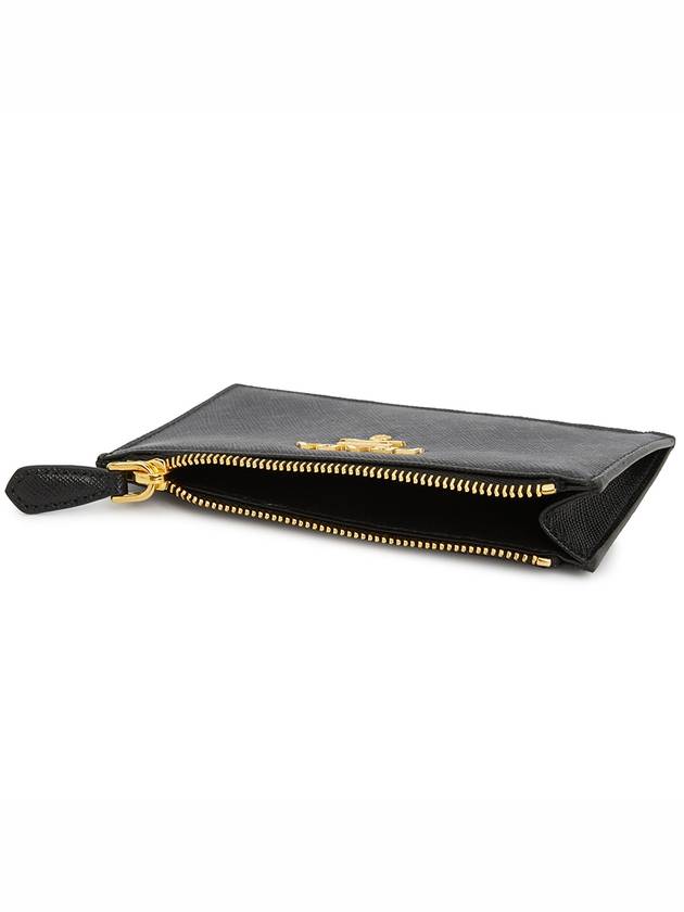 Saffiano Card Wallet Black - PRADA - BALAAN 5