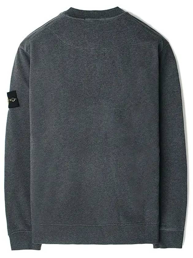 Wappen Patch Garment Dyed Sweatshirt Grey - STONE ISLAND - BALAAN 3