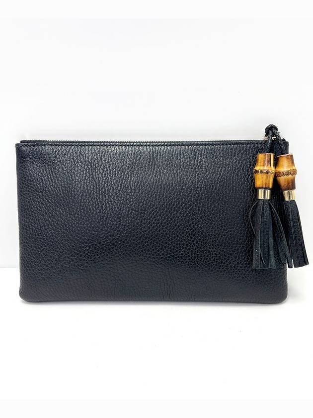 Bamboo black clutch bag 4TGUB48722 - GUCCI - BALAAN 1