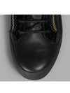 Frankie Crocodile Effect Low-Top Sneakers Black - GIUSEPPE ZANOTTI - BALAAN 9