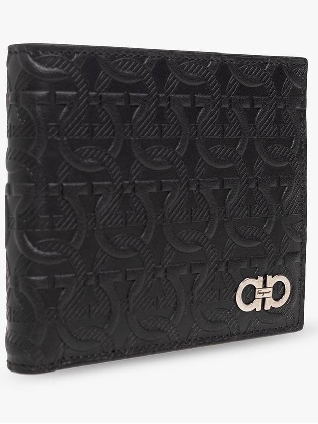 FERRAGAMO Bi-fold Wallet, Men's, Black - SALVATORE FERRAGAMO - BALAAN 4