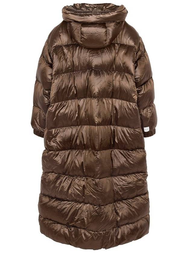 Women's Spacepar Waterproof Nylon Parka Brown - MAX MARA - BALAAN 6