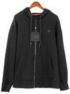 Gerritson Logo Patch Hooded Zip Up Black - MOOSE KNUCKLES - BALAAN 2