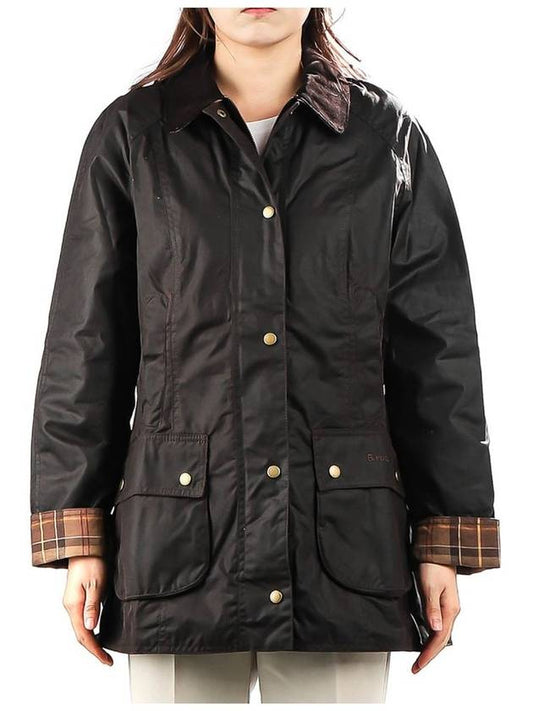 Beadnell Wax Zip-up Jacket Rustic - BARBOUR - BALAAN 2