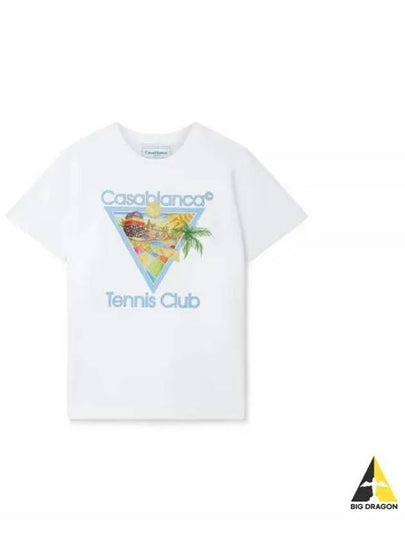 short sleeve t-shirt MS24JTS00105 WHITE - CASABLANCA - BALAAN 2