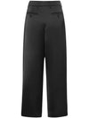 MONZA Satin Rayon Pants Black 2391360539 006 - MAX MARA - BALAAN 3