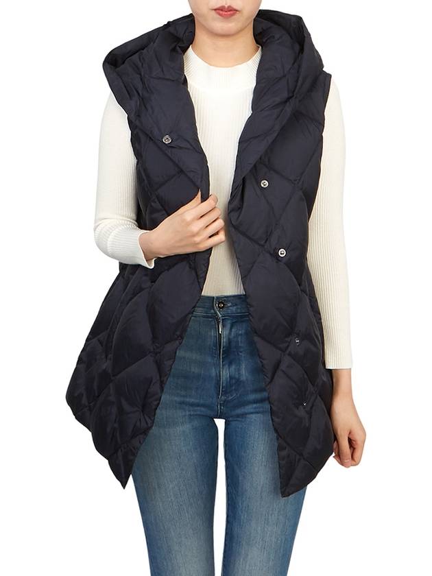 Frutto Padded Vest Navy - MAX MARA - BALAAN 6