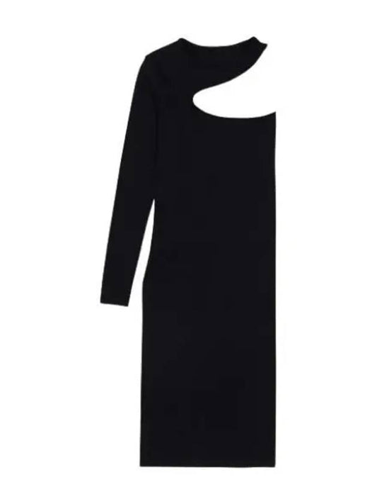 Cut out seamless dress black - HELMUT LANG - BALAAN 1