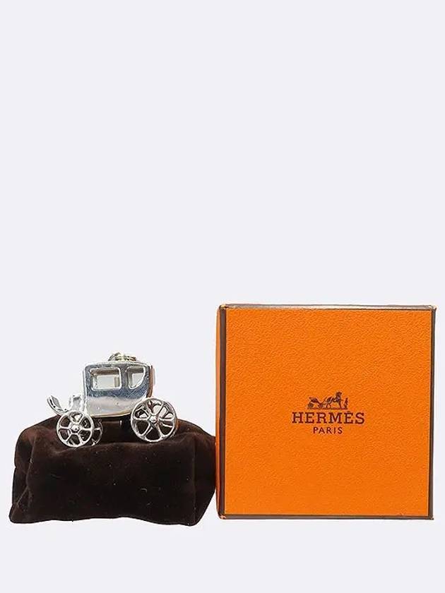 Silver carriage multi direction pendant - HERMES - BALAAN 3