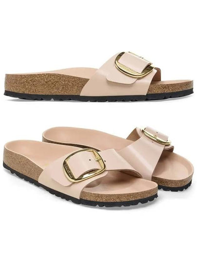 Madrid Big Buckle Slippers Beige - BIRKENSTOCK - BALAAN 2