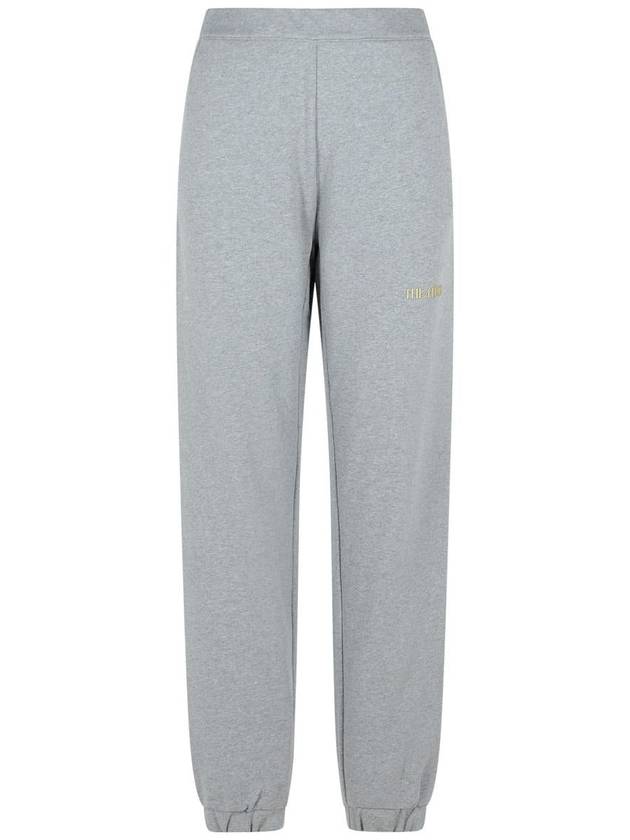 The Attico 'Jogger' Grey Cotton Pants - THE ATTICO - BALAAN 1