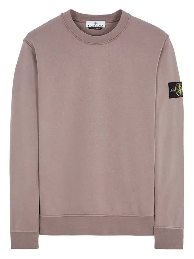 Wappen Patch Garment Dyed Sweatshirt Grey - STONE ISLAND - BALAAN 2