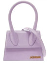 Le Chiquito Moyen Signature Tote Bag Lilac - JACQUEMUS - BALAAN 2