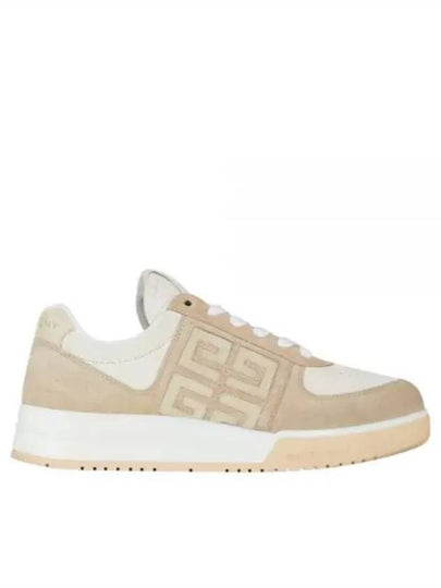 4G Logo Calf Leather Low Top Sneakers Beige - GIVENCHY - BALAAN 2